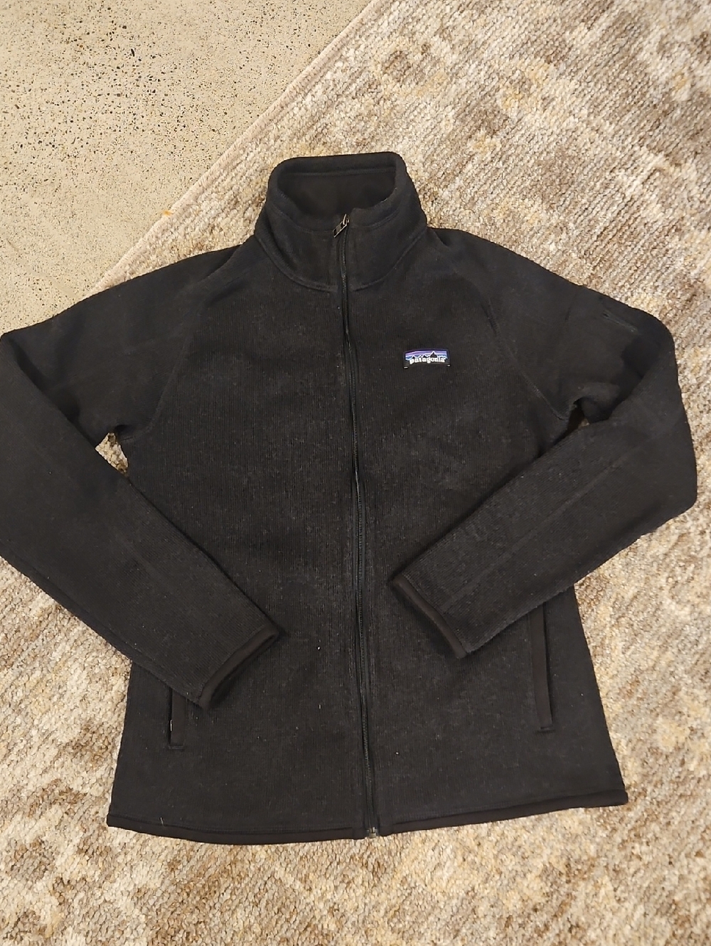 Patagonia Better Sweater  Black Full-Zip Stand-Collar Fleece